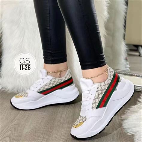 gucci de mujer tenis|tenis gucci para dama.